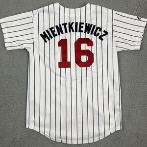 Vintage Minnesota Twins Doug Mientkiewicz Majestic‎ MLB Baseball Jersey Youth L